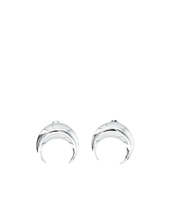 Marine Serre Mini Moon Earrings
