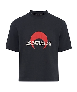 Marine Serre Ms Sports Jersey Relaxed T-Shirt