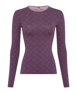 Marine Serre Moon Printed Crewneck T-Shirt
