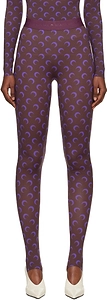 Moon-Print Jersey Leggings