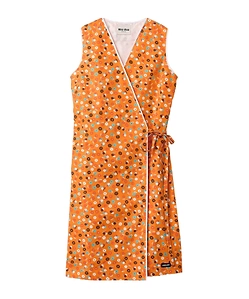 Miu Miu Floral-Printed Sleeveless Dress
