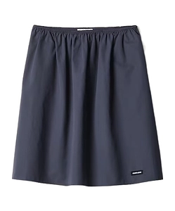 Miu Miu Logo-Patch Elasticated Waistband Skirt