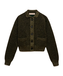 Marni Metallic Collared Cardigan