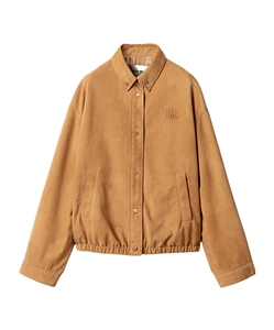 Miu Miu Logo-Detailed Button-Up Jacket