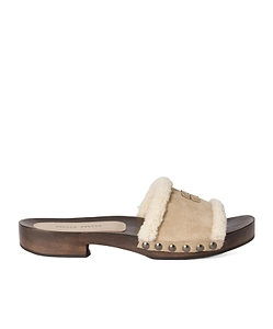 Suede Clogs