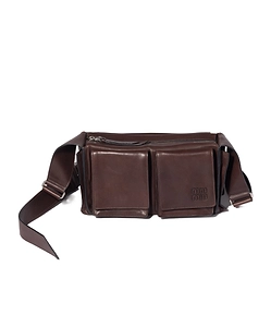 Miu Miu Flap-Pockets Zipped Shoulder Bag
