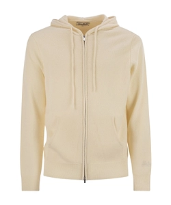 Mc2 Saint Barth Zipped Knitted Cardigan