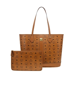 Logo-Pattern Tote Bag