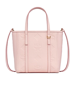 Mcm Toni Small Embossed Tote Bag