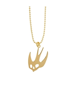 Beaded Flying Swallow Necklace