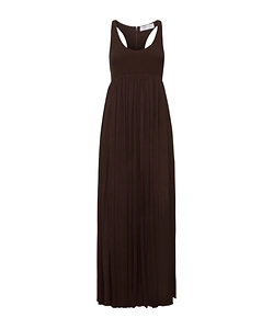 A Long Plain Knitted Dress