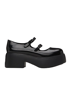 Bright And Thick Soled Mary Jane Shoes