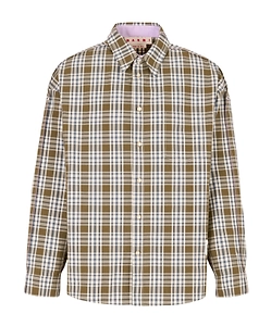 Marni Checked-Pattern Buttoned Shirt