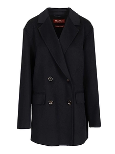 Max Mara Studio Omelia Double-Breasted Coat