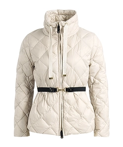 Max Mara The Cube Mtcsoftb High Neck Belted Jacket