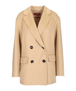 Max Mara Studio Omelia Double-Breasted Coat