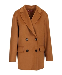 Max Mara Studio Omelia Double-Breasted Coat