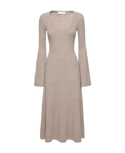 Cashmere Knitted Mid-Length Dress