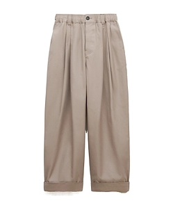 Marni Pleated Turn-Up Hem Trousers