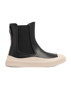 Leather High Sneakers