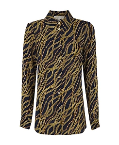 Graphic-Print Long-Sleeve Shirt