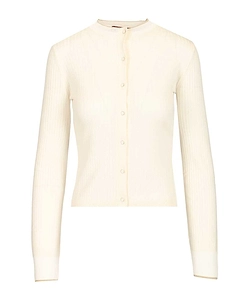 Max Mara Studio Mstcrespo Ribbed Cardigan