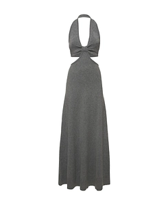 Knitted Long Hollow Dress