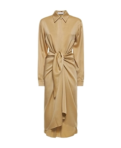 Knotted Mid-Length Dress