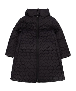Logo-Print Padded Coat