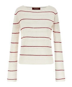 Max Mara Studio Stepdone Striped Knitted Sweater