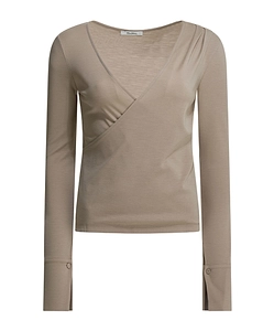 Max Mara Wrap V-Neck Knitted Sweater