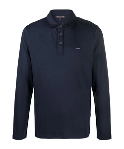 Michael Kors Logo Embroidered Sleeved Polo Shirt