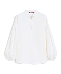 Max Mara Studio Ginnasta Poplin Embellished Top