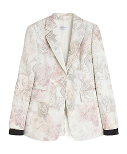 Max Mara Slim Fit Printed Blazer