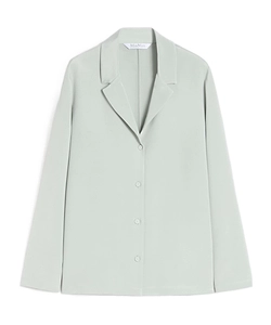 Max Mara Aedo Button-Up Straight Hem Shirt