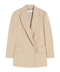Max Mara Chevron Double-Breasted Blazer
