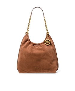 Michael Michael Kors Logo Charm Clutch Bag