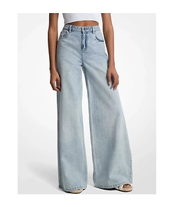 Michael Michael Kors Denim Wide-Leg Jeans