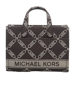 Michael Michael Kors Gigi Empire Logo Jacquard Top Handle Bag