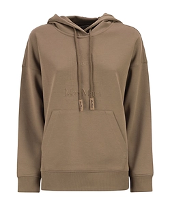 's Max Mara Andrea Logo Embroidered Drawstring Hoodie
