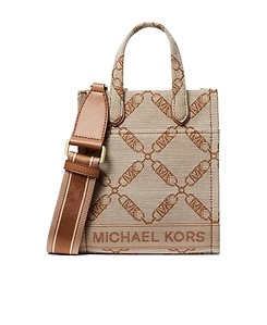 Michael Michael Kors Gigi Logo Jacquard Extra-Small Crossbody Bag