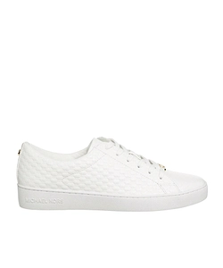Michael Michael Kors Keaton Logo Debossed Lace-Up Sneakers
