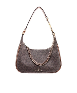 Michael Michael Kors Logo Lettering Monogram Patterned Shoulder Bag