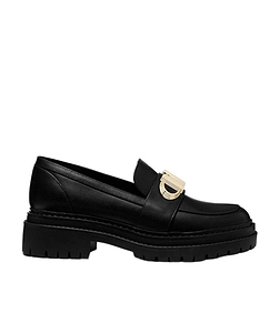 Michael Michael Kors Logo Plaque Slip-On Loafers