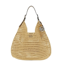 Michael Michael Kors Logo Plaque Hobo Bag