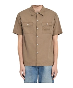 Mm6 Maison Margiela Logo Embroidered Short Sleeved Shirt