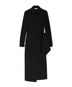 Max Mara Agrume Wrap Long-Sleeved Dress