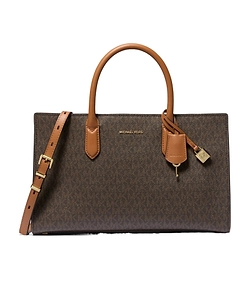 Michael Michael Kors Scarlett Medium Signature Logo Satchel Bag