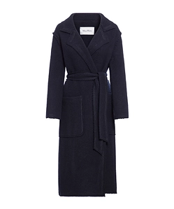 Max Mara Belted Notch-Lapel Coat