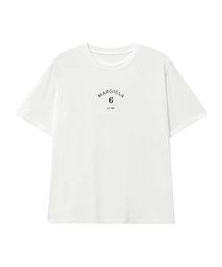 Mm6 Maison Margiela Logo Printed Crewneck T-Shirt